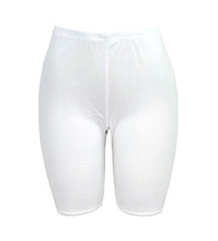 تحميل الصورة في عارض المعرض, 3- قطع شورت شرعي نسائي داخلي قطن 100% أبيض