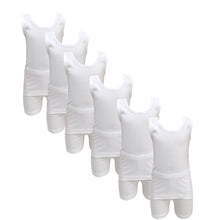 تحميل الصورة في عارض المعرض, 6 - أطقم شيال ولادي قطن 100% داخلي أبيض