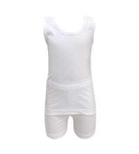 تحميل الصورة في عارض المعرض, 6 - أطقم شيال ولادي قطن 100% داخلي أبيض