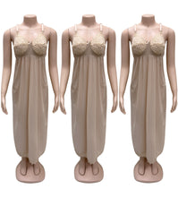 تحميل الصورة في عارض المعرض, 3- حبات شلحة حرير كاملة مع ستيان ضد اللصق