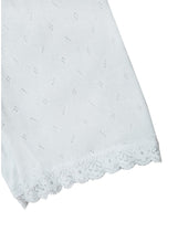 تحميل الصورة في عارض المعرض, طقم ملابس داخلية قصيرة وقميص داخلي للبنات من 6 قطع، قطن مثقب 100% أبيض