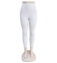 تحميل الصورة في عارض المعرض, 3 - قطع سروال ليقنز نسائي مخرم ضيق داخلي قطن 100%  مكس ألوان