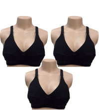 تحميل الصورة في عارض المعرض, 3-قطع ستيان نسائي قطن 100% سادة