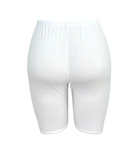 تحميل الصورة في عارض المعرض, 3- قطع شورت شرعي نسائي داخلي قطن 100% أبيض