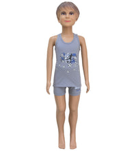 تحميل الصورة في عارض المعرض, طقم ملابس داخلية ملونة مع رسومات للأولاد مكون من 6 قطع (قميص داخلي رسمات + شورت رسمات ) - 100% قطن -