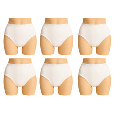 تحميل الصورة في عارض المعرض, بوكس 6 حبات كيلوت نسائي قطن استرش مع بطانة بشكير