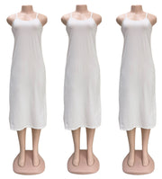 3- قطع شلحة كاملة بروتيل ( حمالة رفيعة ) حرير أصلي ضد اللصق بمقاسات مختلفة