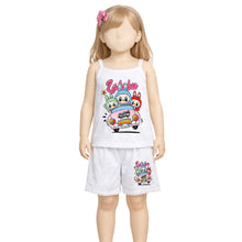 تحميل الصورة في عارض المعرض, طقم داخلي بناتي قطن 100% (فانيلة + شورت) برسومات لابوبو – بوكس 6 أطقم
