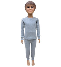 تحميل الصورة في عارض المعرض, 3- أطقم أطفال أولاد و بنات شتوية قطنية 100% بألوان متعددة (أبيض، أسود، بيج، رمادي)
