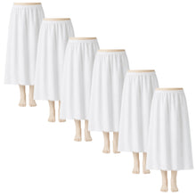 تحميل الصورة في عارض المعرض, 6- قطع نص شلحة تنورة بناتي طويلة حرير ضد اللصق ( نايلون )
