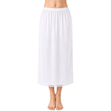 تحميل الصورة في عارض المعرض, 3- قطع  تنورة حرير طويلة ضد اللصق أصلي داخلية ناعمة ودائمة وباردة مع حزام مطاطي ودانتيل صغير نسائي
