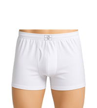 تحميل الصورة في عارض المعرض, 6 قطع شورت بوكسر رجالي داخلي قطن 100% أبيض
