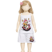 تحميل الصورة في عارض المعرض, طقم داخلي بناتي قطن 100% (فانيلة + شورت) برسومات لابوبو – بوكس 6 أطقم
