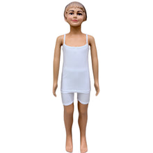 تحميل الصورة في عارض المعرض, عرض خاص : طقم ملابس داخلية بناتي مكون من 12 فانيلة و12 شورت قطن 100% أبيض
