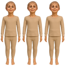 تحميل الصورة في عارض المعرض, 3- أطقم أطفال أولاد و بنات شتوية قطنية 100% بألوان متعددة (أبيض، أسود، بيج، رمادي)
