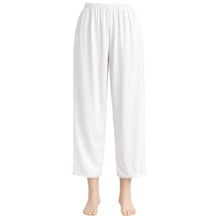 تحميل الصورة في عارض المعرض, 6 - قطع سروال جيب كيلوت حرير ضد اللصق أصلي داخلي ناعم ودائم وبارد مع حزام مطاطي ودانتيل صغير نسائي أبيض
