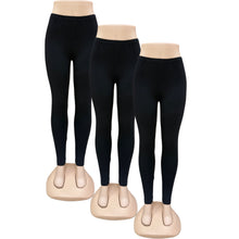تحميل الصورة في عارض المعرض, 3 حبات ليغنز نسائي قطن استرتش – ناعم ومريح وقابل للتهوية، ليغنز طويل كامل، خصر مطاطي، بدون دانتيل
