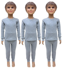تحميل الصورة في عارض المعرض, 3- أطقم أطفال أولاد و بنات شتوية قطنية 100% بألوان متعددة (أبيض، أسود، بيج، رمادي)
