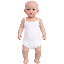 تحميل الصورة في عارض المعرض, فانيلة داخلية بنات قطن 100% مخرم – طقم 12 حبة للمواليد الجدد (Baby Newborn)
