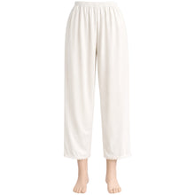 تحميل الصورة في عارض المعرض, 6 - قطع سروال جيب كيلوت حرير ضد اللصق أصلي داخلي ناعم ودائم وبارد مع حزام مطاطي ودانتيل صغير نسائي أبيض
